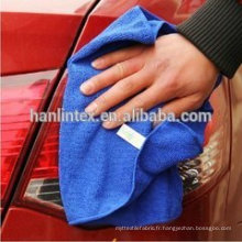 Serviettes en polyester et polyamide en microfibres pour le nettoyage de voitures, lave-auto